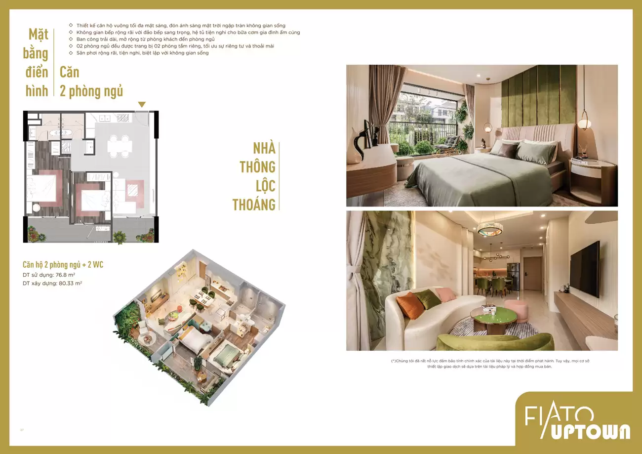 Căn hộ cao cấp TP Thủ Đức Fiato Uptown