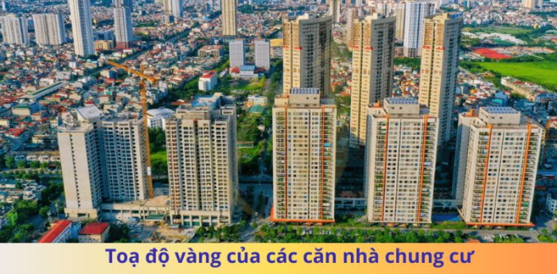 Các căn hộ chung cư thường được xây dựng ở những vị trí trung tâm