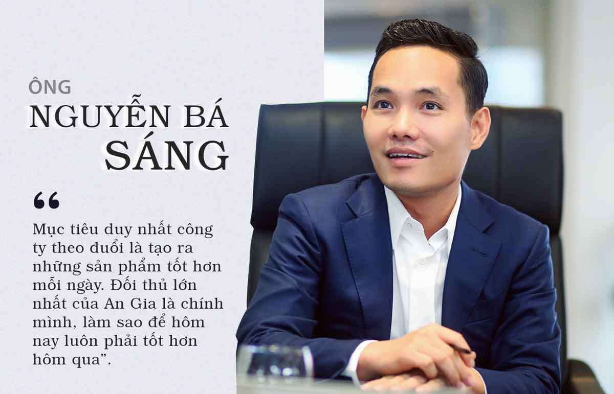 Ông Nguyễn Bá Sáng - chủ tịch hội đồng quản trị An Gia Group