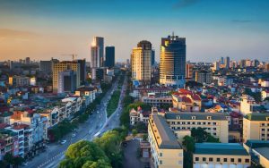 Toàn cảnh các tòa nhà cao tầng và khu dân cư sầm uất tại đô thị năm 2026, phản ánh sự phát triển của phân khúc cho thuê