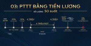Fenica do DTSG phân phối giới thiệu phương thức thanh toán bằng tiền lương với chỉ 50 suất ưu đãi. Thanh toán linh hoạt, giúp khách hàng dễ dàng sở hữu căn hộ.