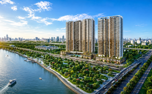 Phối cảnh dự án căn hộ chung cư ven sông của Đạt Phước