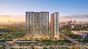 Phối cảnh tổng thể vị trí dự án Serena Riverside của Đạt Phước