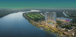 Toàn cảnh dự án Serena Riverside về đêm