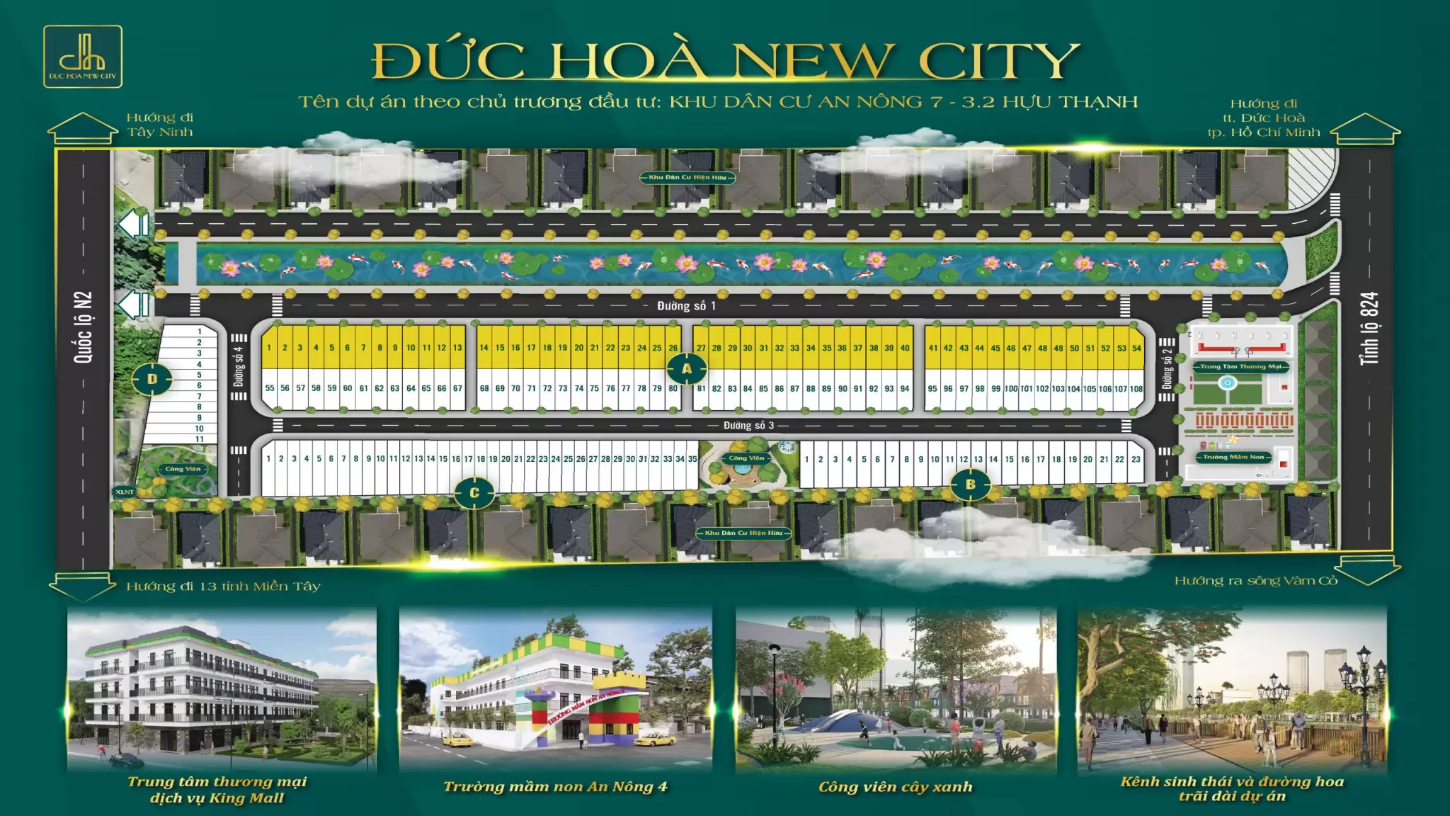 Dự án Đức Hoà New City An Nông 7 Chính sách siêu cạnh tranh