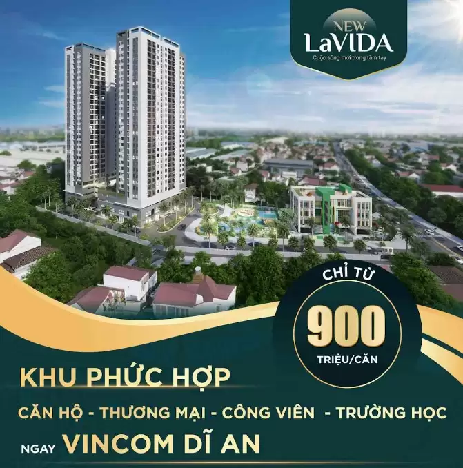 Cơ hội sở hữu ngay nhà ở xã hội New Lavida chỉ từ 900 triệu