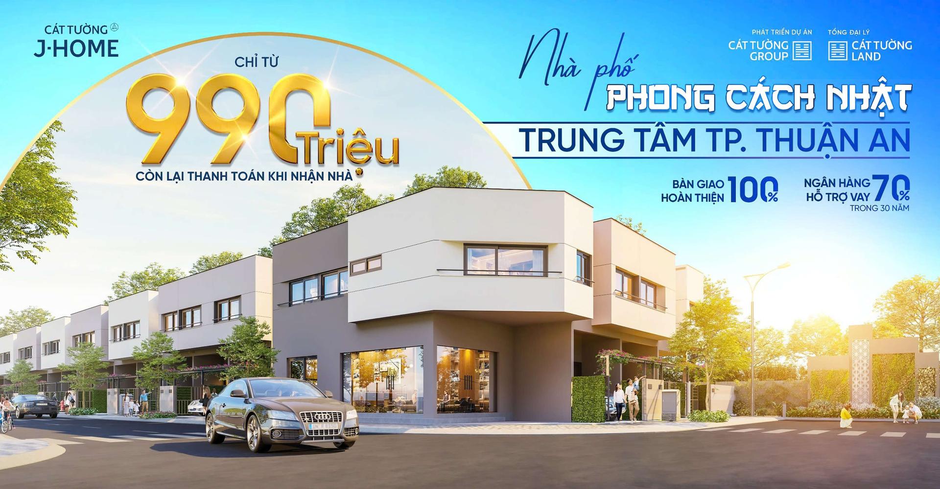 Cát Tường J-Home: Nhà phố đẳng cấp phong cách Nhật Bản