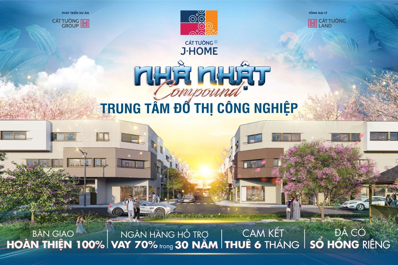 Cát Tường J-Home: Nhà phố đẳng cấp phong cách Nhật Bản