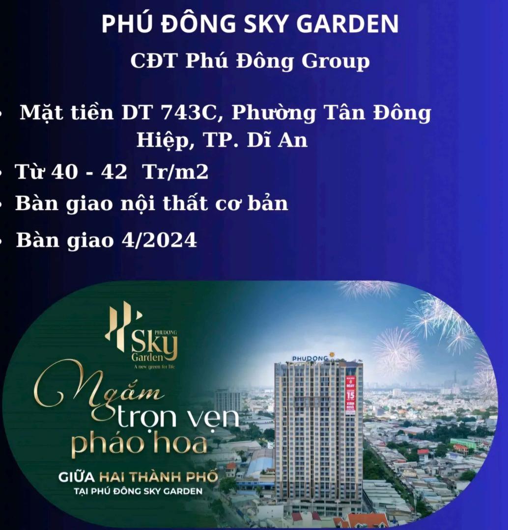 Giá dự án Phú Đông Sky Garden