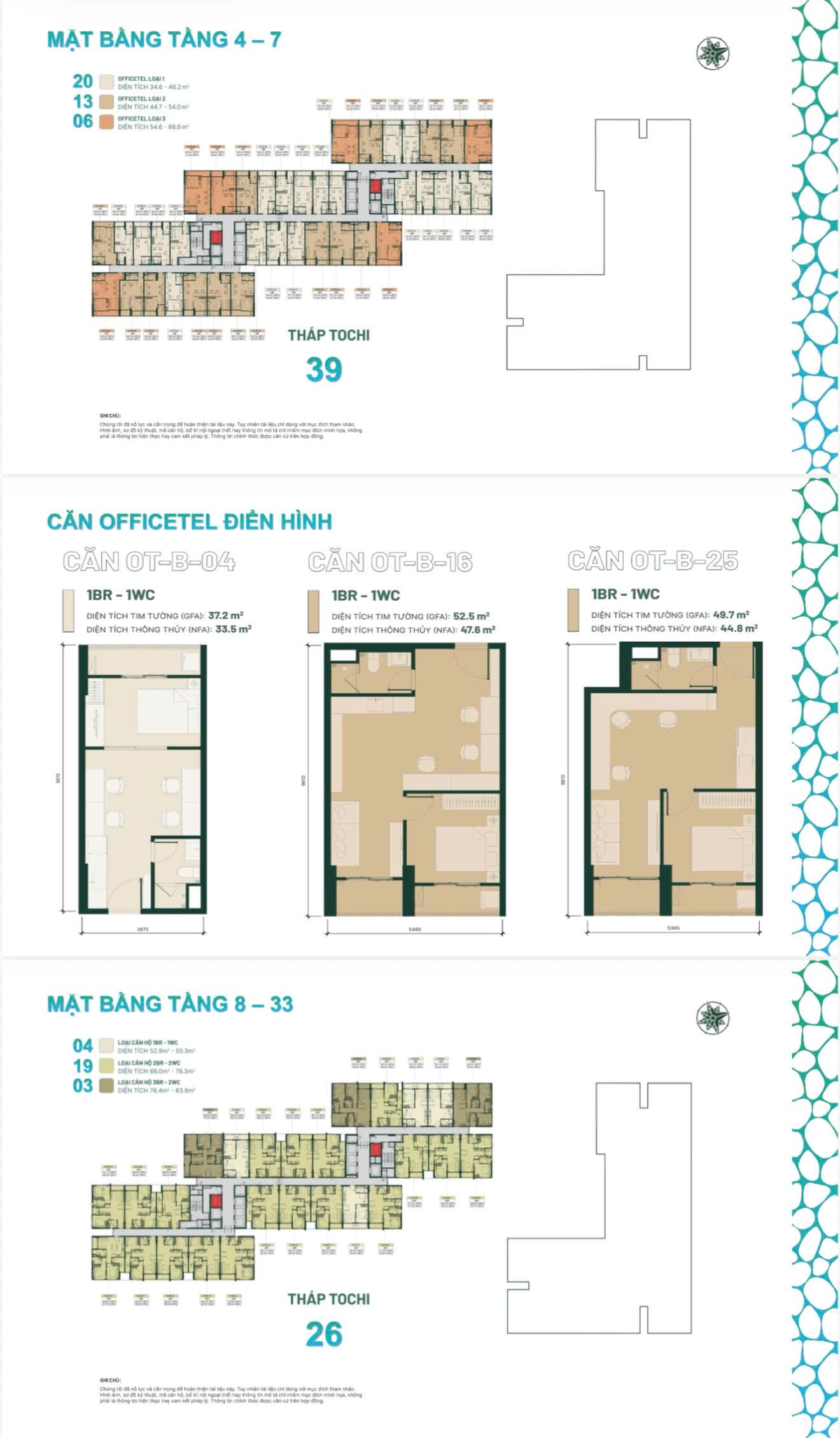 Thiết kế mặt bằng tầng dự án Happy One Mori