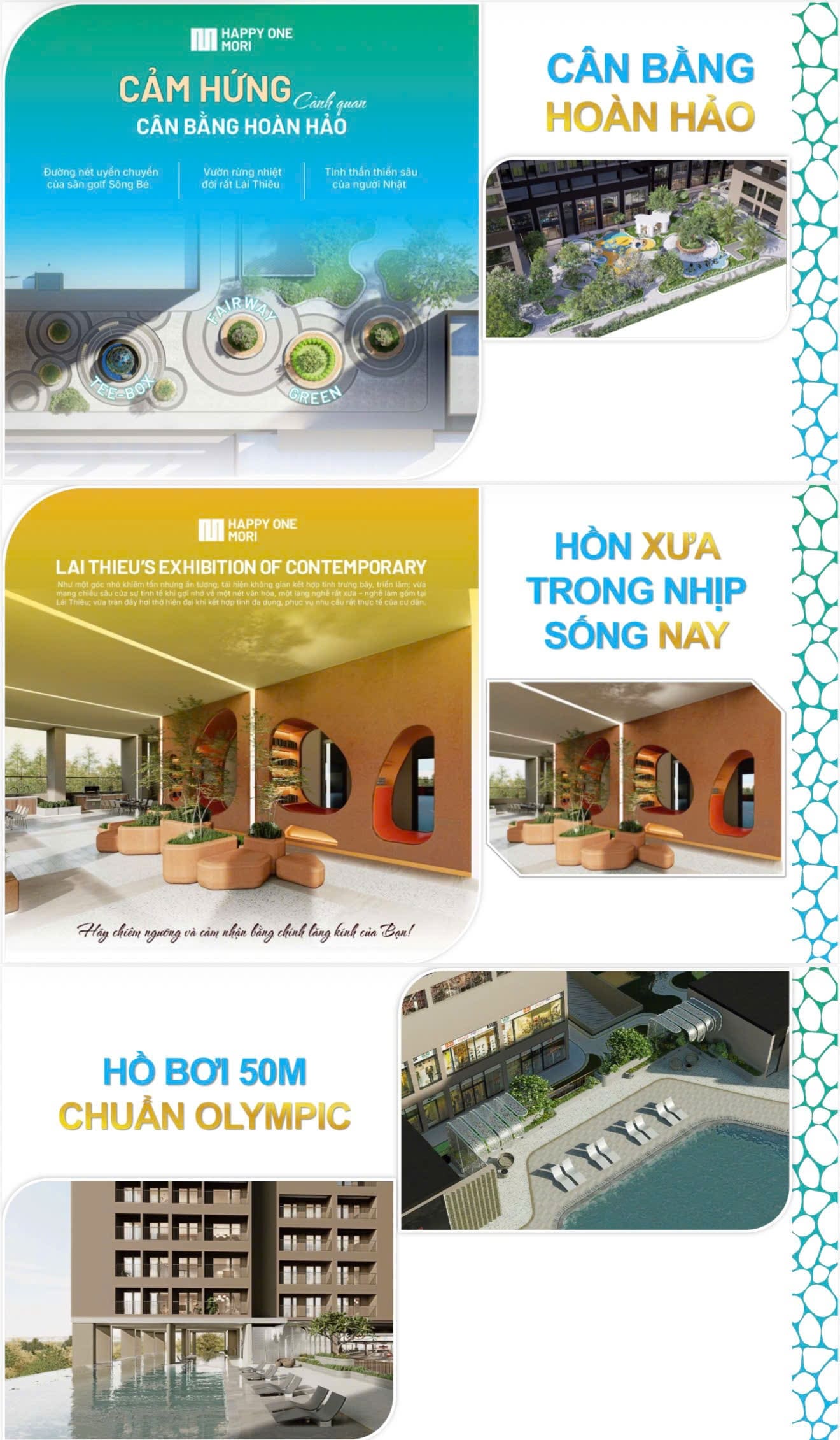 Tiện ích nội khu Happy One Mori