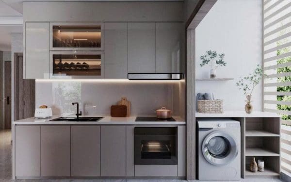 căn hộ mẫu Happi One Mori