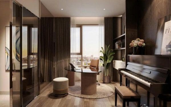 căn hộ mẫu Happi One Mori