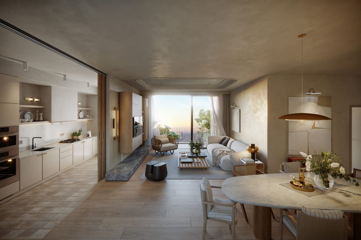 Phòng khách mẫu Setia Edenia