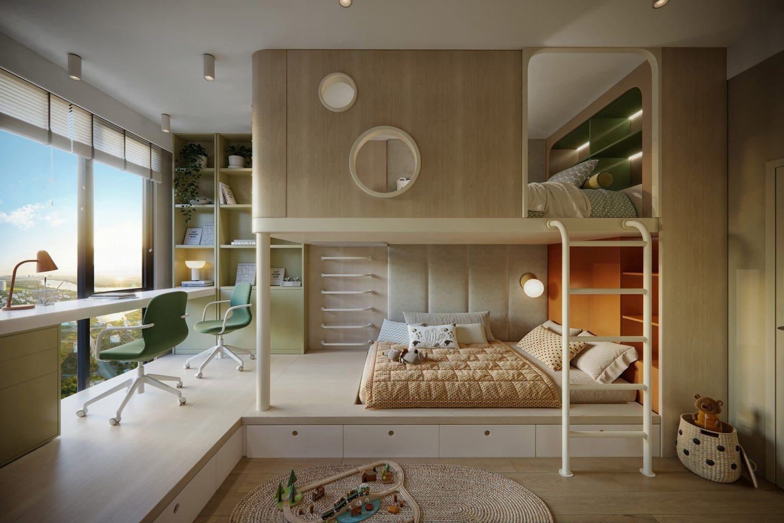 Phòng ngủ trẻ con mẫu Setia Edenia