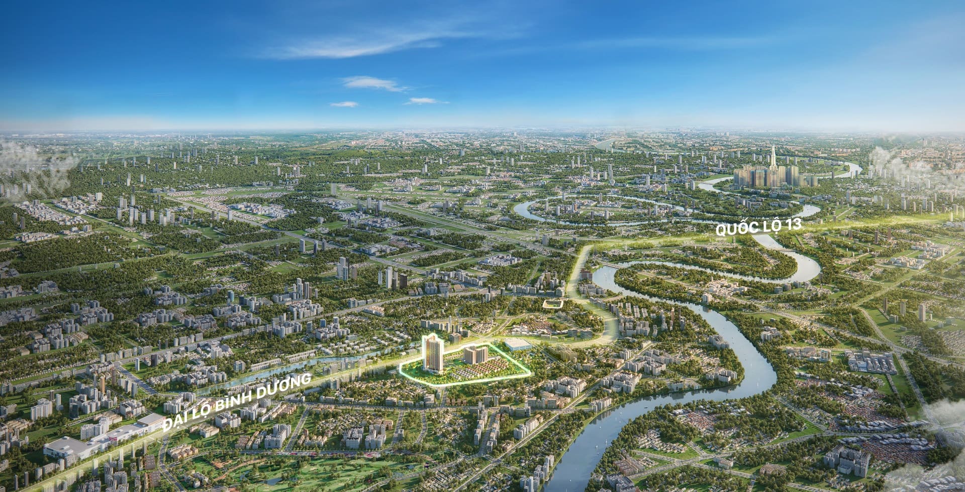 phối cảnh vị trí dự án Setia Edenia