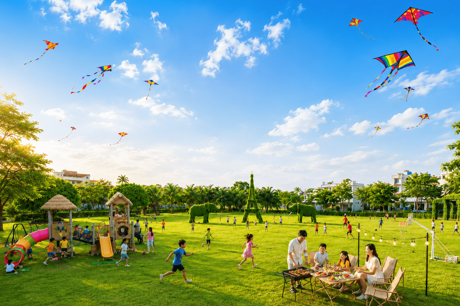 Tiện ích Hoạt động ngoài trời The Royal tại Five Star Eco City