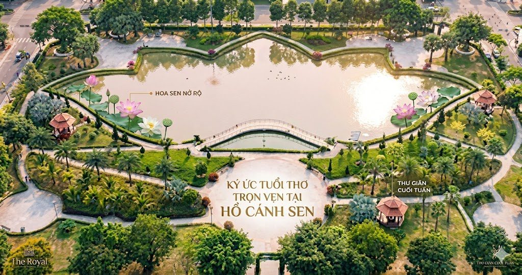 Tiện ích Công viên Hồ Cánh Sen tại Five Star Eco City
