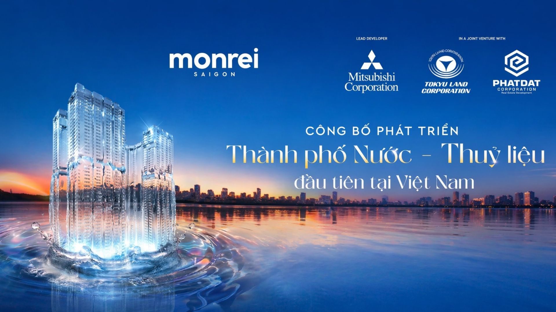Monrei Saigon - thành phố nước thuỷ liệu đầu tiên tại Việt Nam