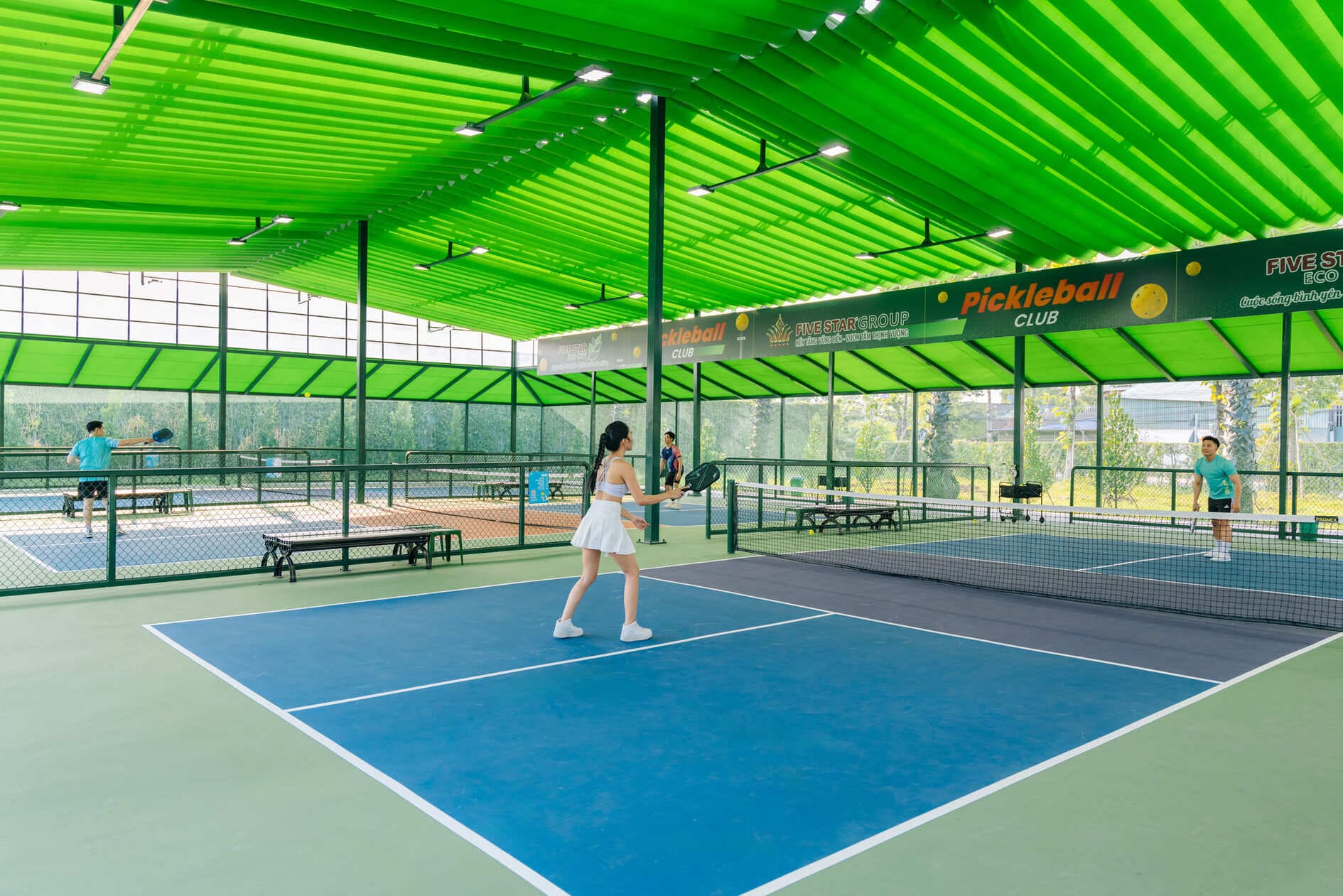 Tiện ích Sân chơi Pickleball tại Five Star Eco City
