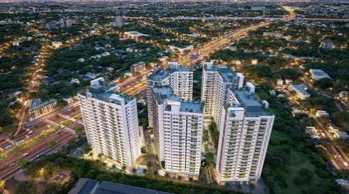 Phối cảnh tổng thể từ trên cao toàn khu dự án căn hộ Destino Centro