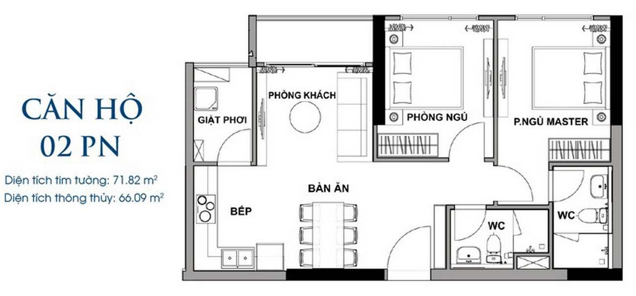 Hình ảnh tham chiếu dự án The Rivana trong nhóm căn hộ của chủ đầu tư Đạt Phước