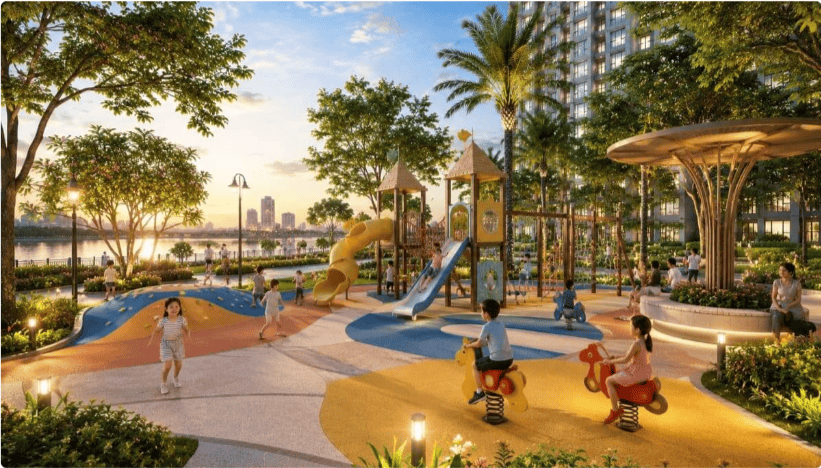 Phối cảnh tiện ích công viên dự án Serena Riverside