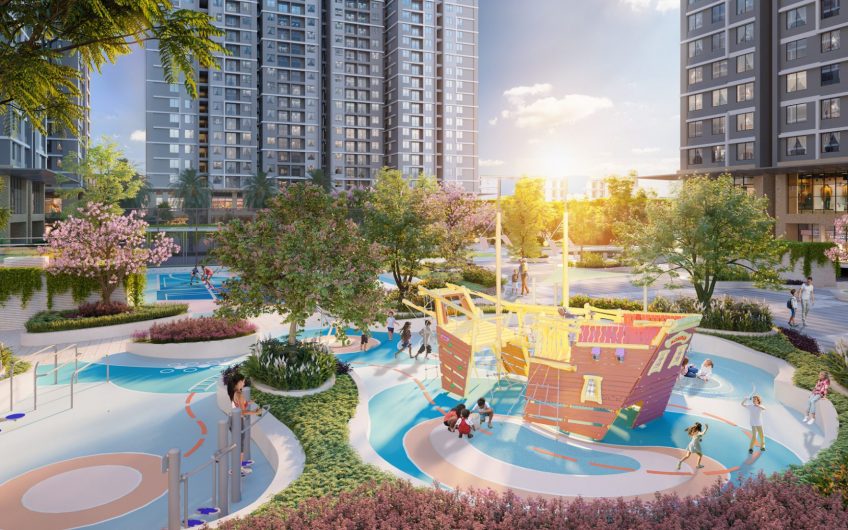 Phối cảnh tiện ích khu vui chơi dự án Serena Riverside